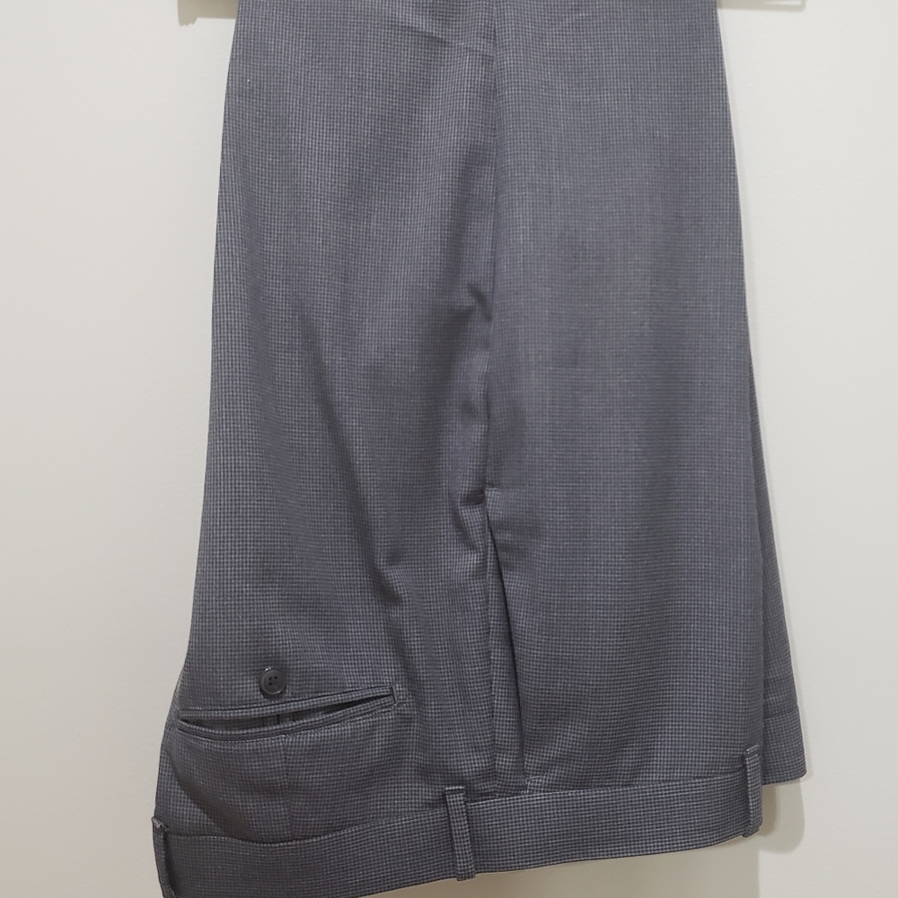 Men's Grey Houndstooth Trouser